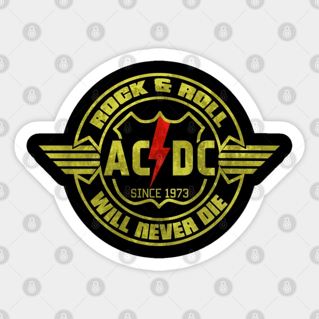 Acdc Sticker by Mothman